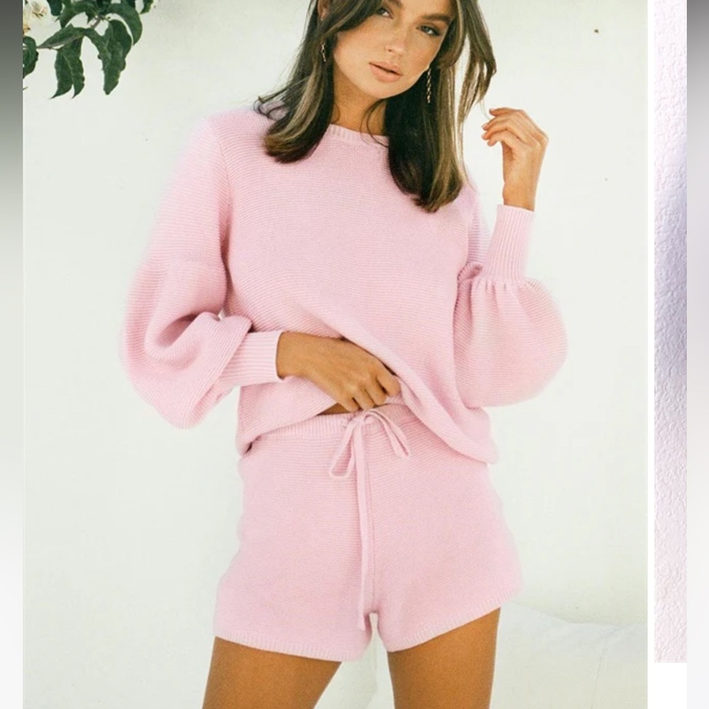 Sabo Skirt Taffy Knit Set (shorts + sweater) - Picture 5 of 7